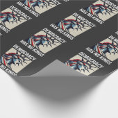 Demokratie hat keinen König-Librety-Status USA Geschenkpapier (Ecke)