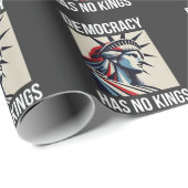 Demokratie hat keinen König-Librety-Status USA Geschenkpapier (Rolleneckpunkt)