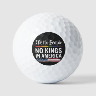 Demokratie hat keinen König-Librety-Status USA Golfball