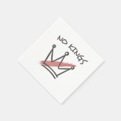 Demokratie hat keinen König-Librety-Status USA Serviette (Ecke)