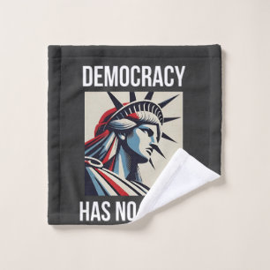 Demokratie hat keinen König-Librety-Status USA Waschlappen