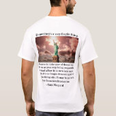 Demokratie ist eine sehr zerbrechliche Sache. T-Shirt (Rückseite)