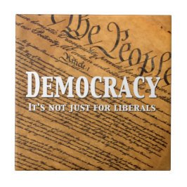 Demokratie ist nicht nur für die Liberalen Fliese