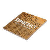 Demokratie ist nicht nur für die Liberalen Fliese (Seite)