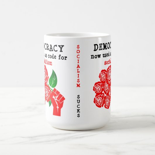 Demokratie Kaffeetasse (Mittel)