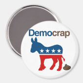 DEMOKRATIE MAGNET (Vorderseite/Rückseite)