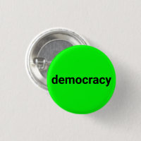 Demokratie Moderne Typografie schwarz Neon grün co