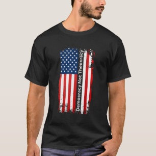 Demokratie Nicht Theokratie Trennung Kirche Separa T-Shirt