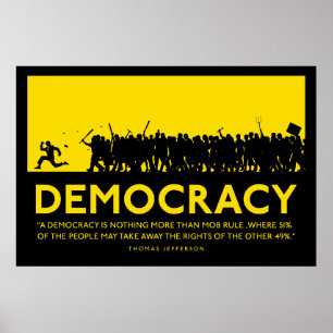 Demokratie-Plakat Poster