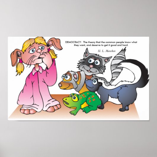 DEMOKRATIE POSTER (Vorne)