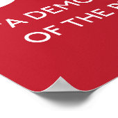 Demokratie-Poster Poster (Ecke)