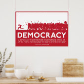Demokratie-Poster Poster (Küche)