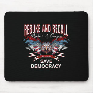 Demokratie retten Kongress abberufen Protest Anti Mousepad