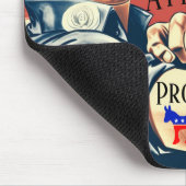 Demokratie/ Schutz der Maus Mousepad (Ecke)