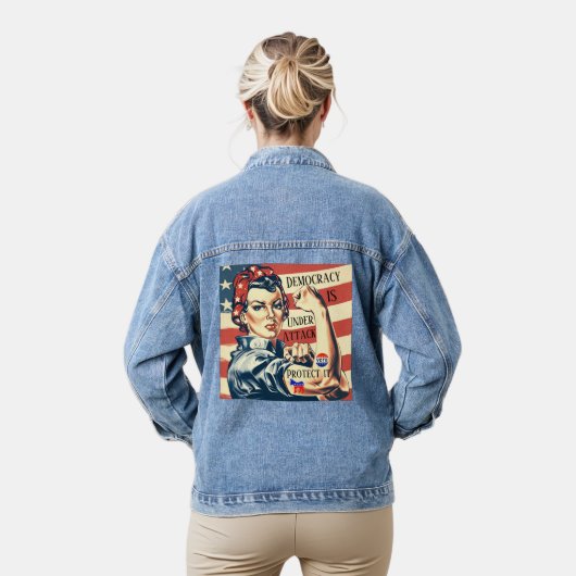 Demokratie/ Schützen es Denim Jacket Jeansjacke (Modell)