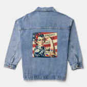 Demokratie/ Schützen es Denim Jacket Jeansjacke (Rückseite)