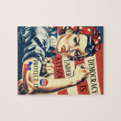 Demokratie/ Schützen Sie es Jigsaw Puzzle (Horizontal)