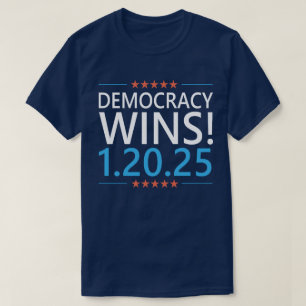 Demokratie siegt Kamala Harris 1.20.25 T-Shirt