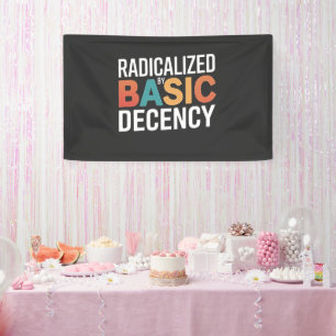 Demokratie, sozial radikalisiert durch einfachen A Banner