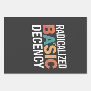 Demokratie, sozial radikalisiert durch einfachen A Geschenkpapier Set