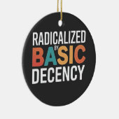 Demokratie, sozial radikalisiert durch einfachen A Keramik Ornament (Rechts)