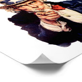 Demokratie steht auf dem Wahlgang 2026 Poster (Ecke)