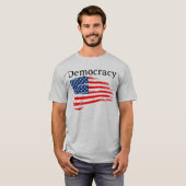 Demokratie  T-Shirt (Vorne ganz)