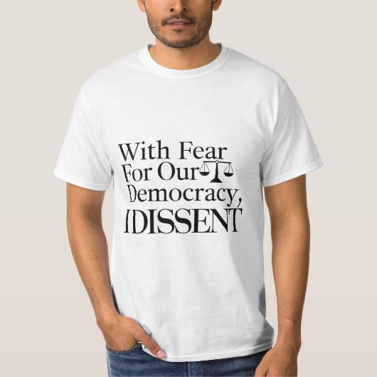 Demokratie T-Shirt (Vorderseite)