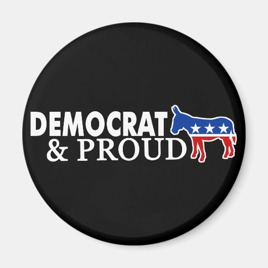 Demokratie und Stolz Magnet (Vorne)