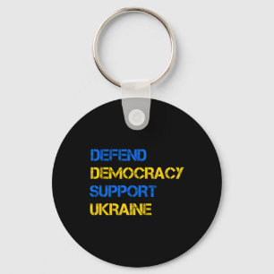Demokratie verteidigen Ukraine unterstützen Für Ze Schlüsselanhänger
