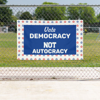Demokratie wählen banner