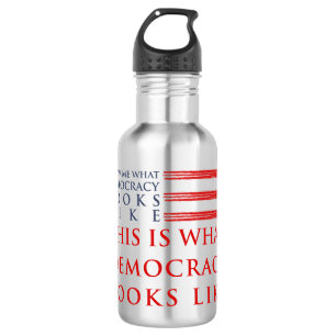 Demokratie-Wasser-Flasche Trinkflasche