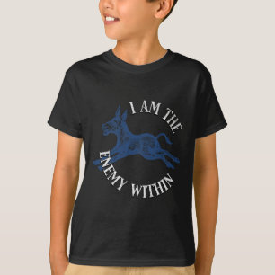 Demokratin Kamala Harris Feind im Innern Anti-Trum T-Shirt