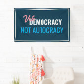 Demokratische Abstimmung - individuelles Zeichen Banner (Insitu)