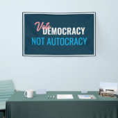 Demokratische Abstimmung - individuelles Zeichen Banner (Messeveranstaltung)