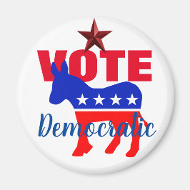 Demokratische Abstimmung mit Patriotic Donkey und  Magnet