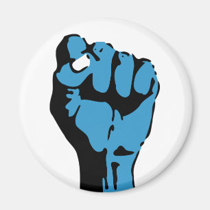 demokratische blaublütige Faust Magnet