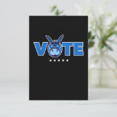 Demokratische Donkey-Wahl 2020 Dankeskarte (Stehend Vorderseite)