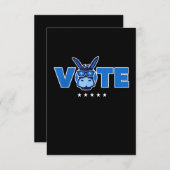 Demokratische Donkey-Wahl 2020 Dankeskarte (Vorne/Hinten)