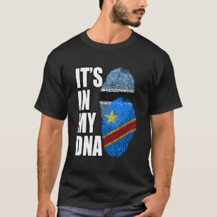 Demokratische kongolesische und botswanische Mix-D T-Shirt