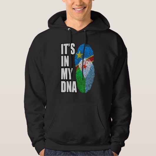 Demokratische kongolesische und dschibutische DNA- Hoodie (Vorderseite)