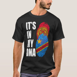 Demokratische kongolesische und kirgisische Mix Dn T-Shirt