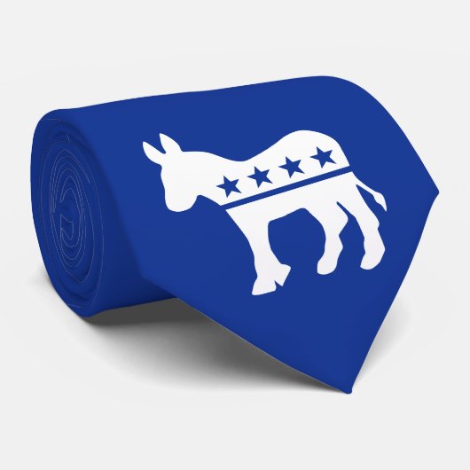 Demokratische Krawatte Donkey (Gerollt)
