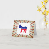 Demokratische Mitteilungskarten - Danke, etc. (Gelbe Blume)