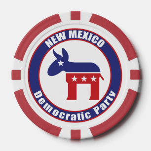Demokratische Partei von New Mexico Pokerchips