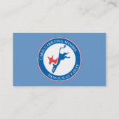 Demokratische Party-Geschäfts-Karte Visitenkarte (Rückseite)