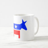 Demokratische Party-Tasse Kaffeetasse (VorderseiteRechts)