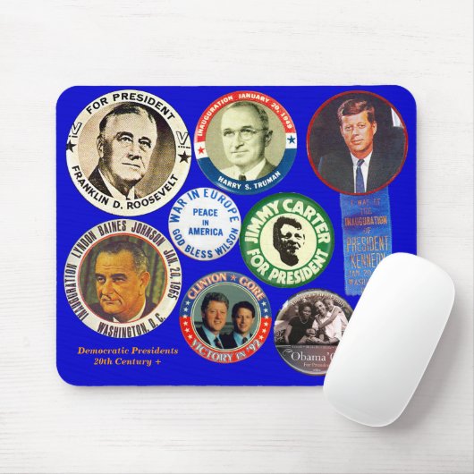 Demokratische Präsidenten - Mousepad (Mit Mouse)