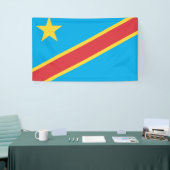 Demokratische Republik Kongo Banner (Messeveranstaltung)