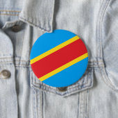 Demokratische Republik Kongo Button (Beispiel)